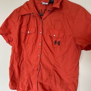 Harley Davidson button up